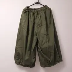 Samansa Mos2 サーカスパンツ バルーンパンツ オリーブグリーン