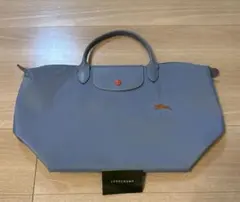 LONGCHAMP ブルー ナイロントートバッグ