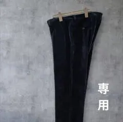 CHERVO ネイビー コーデュロイメンズゴルフスラックス