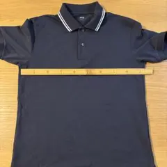 ユニクロ　ブラックポロシャツ S