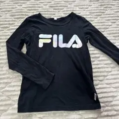 FILA 黒 長袖カットソー 130