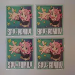 SPY×FAMILY 映画特典 イラストカード 4枚セット