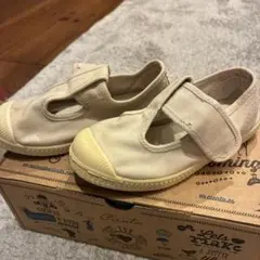 cienta うす紫キャンバス地シューズ　16㎝