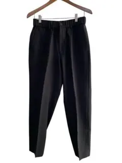 UNIQLO U ワイドフィットテーパードパンツ ブラック Sサイズ