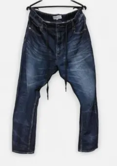 【デニム】　ジーパン　インディゴ　テーパード