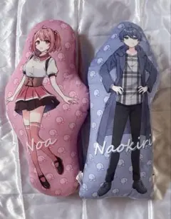 からぴち のあ なおきり しまむら クッション ダイカットクッション 抱き枕 カラフルピーチ のあ ダイカットクッション 抱き枕 全身 クッション
