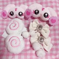 ♡ 量産型 ヘアクリップ なると プリキュア ノエミー ぽんぽん