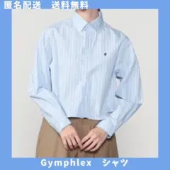 【新品】　ジムフレックス　ショートボタンダウンシャツ　ストライプのサムネイル
