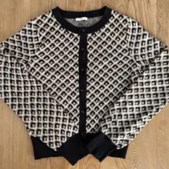 GU カーディガン ニット 総柄 L