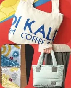 カルディ2025 福袋　エコバッグ　セット