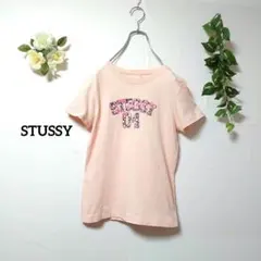 STUSSY ステューシー ナンバリング ロゴ Tシャツ ピンク S レオパードのサムネイル