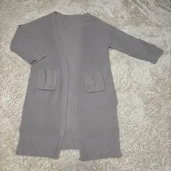 GRL★ロングカーディガン★ベージュグレー　フリーサイズ　FレディースS M L