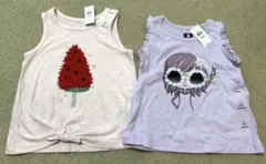 新品タグ付き BabyGapタンクトップ 2枚セット 100cm・3歳