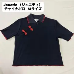 チャイナポロ Mサイズ（ネイビー）Jouetie （ジュエティ） ポロシャツのサムネイル