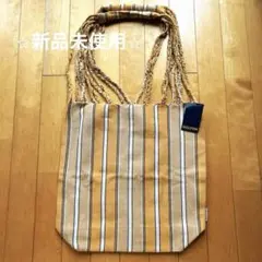 ⭐︎新品未使用⭐︎DULTON ダルトン トートバッグ ストライプ イエロー
