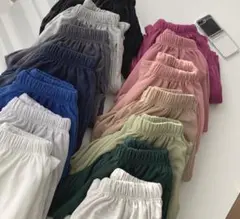 nugu ゴムワイドパンツ