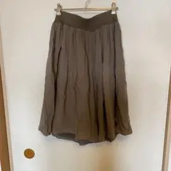 beauty＆youthユナイテッドアローズカーキキュロットスカートウエストゴム