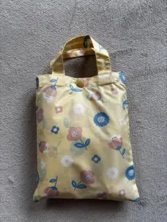 花柄レインコート フード付き 100cm