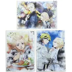 東京リベンジャーズ　佐野万次郎　ビッグ色紙　3点セット　東リベ　マイキー