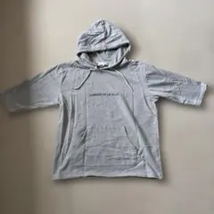 THE SHOP TK七分袖パーカー グレー系