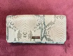 COLE HAAN ヘビ柄　長財布