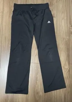 adidas カジュアルパンツ 黒 ストレートレッグ OT(XL)サイズのサムネイル