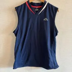 Kappa ノースリーブ スポーツウェア ネイビー Oサイズ