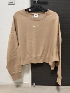 NIKE ショート丈　スウェット ベージュ Lサイズ