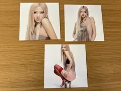 BLACKPINK ロゼ rosie レコード限定 チェキ トレカ 3枚セット BLACKPINK ロゼ rosie レコード限定 チェキ トレカ 3枚セット