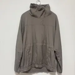 アスレタ ハイネックプルオーバー 無地 M 灰 ナイロン スパンデックス 