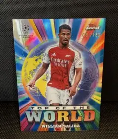 【150枚限定】topps finest ウィリアム・サリバ アーセナル