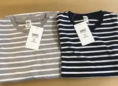 【新品タグ付き】Aライン ボーダーTシャツ 2枚セット 130cm ブランシェス