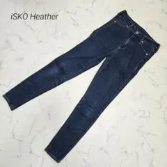 iSKO Heather スキニーデニム ストレッチ ネイビー M