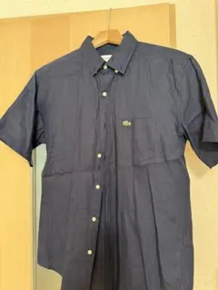 LACOSTE ネイビー 半袖シャツ FR 40 / US M