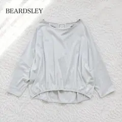 BEARDSLEY ビアズリー ボタニカル柄ギャザーニット プルオーバー Fのサムネイル