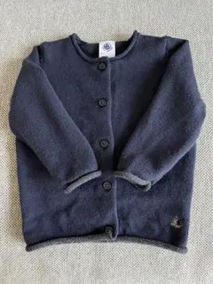 【新品未使用】プチバトー カーディガン　12M/74センチ
