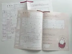 ゼクシィ付録 ミッフィー婚姻届、ピンクの婚姻届　2枚セット