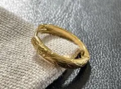 2個セット 金属アレルギー対応 海亀 ホヌ ハワイアン ピアス リング