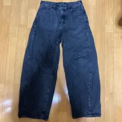 GU バレルレッグジーンズ Lサイズ