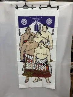 浮世絵スタイル のれん 津軽凧絵 暖簾 のれん 黒白 モノクロ 和風