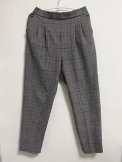 GLOBAL WORK あったかウツクシルエット テーパードパンツ Lサイズ