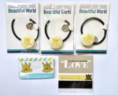 嵐　ヘアゴム ピンバッジ リボンブレス　二宮和也セット　まとめ売り