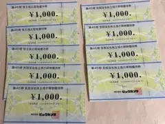 ビックカメラ 9000円分 株主優待券 お買物優待券 コジマ biccamera