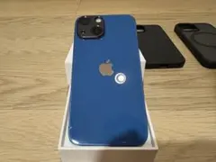 Apple iPhone 13mini ブルー 本体 128GB + ケース付