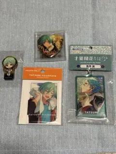 あんスタ ALKALOID TRIP 風早巽 スクエア缶バッジ ID風カード - メルカリ