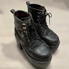 YOSUKE 厚底レースアップブーツ Sサイズ