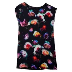 ポールスミス ブラック フラワー 総柄 ノースリーブ ワンピース