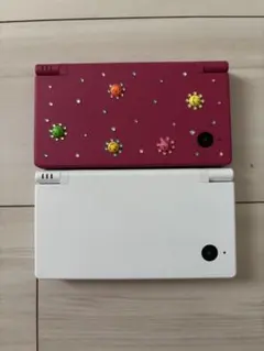 ニンテンドーDS ピンク ホワイト 本体とアダプター付き