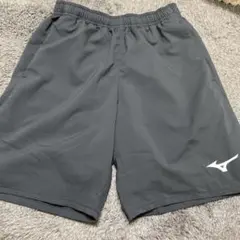 【ミズノ MIZUNO】バドミントンゲームパンツ Mサイズ チャコールグレー