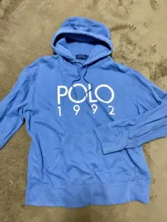 限定品❣️古着❣️ POLO RALPH LAUREN パーカー　L 復刻版　青